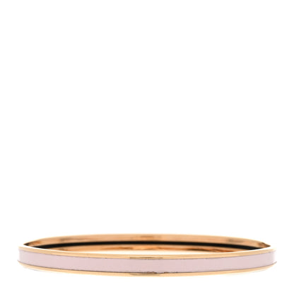 Hermes Enamel Uni Bangle Rose Candeur 3 of 5