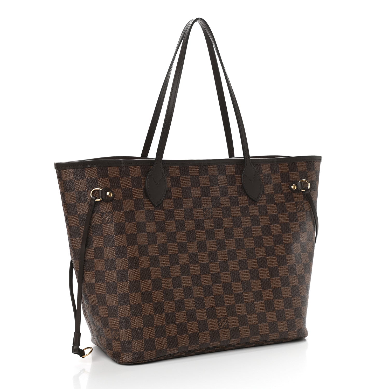 Louis Vuitton Damier Ebene Neo Neverfull MM Rose Ballerine 4 of 12