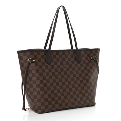Louis Vuitton Damier Ebene Neo Neverfull MM Rose Ballerine 4 of 12