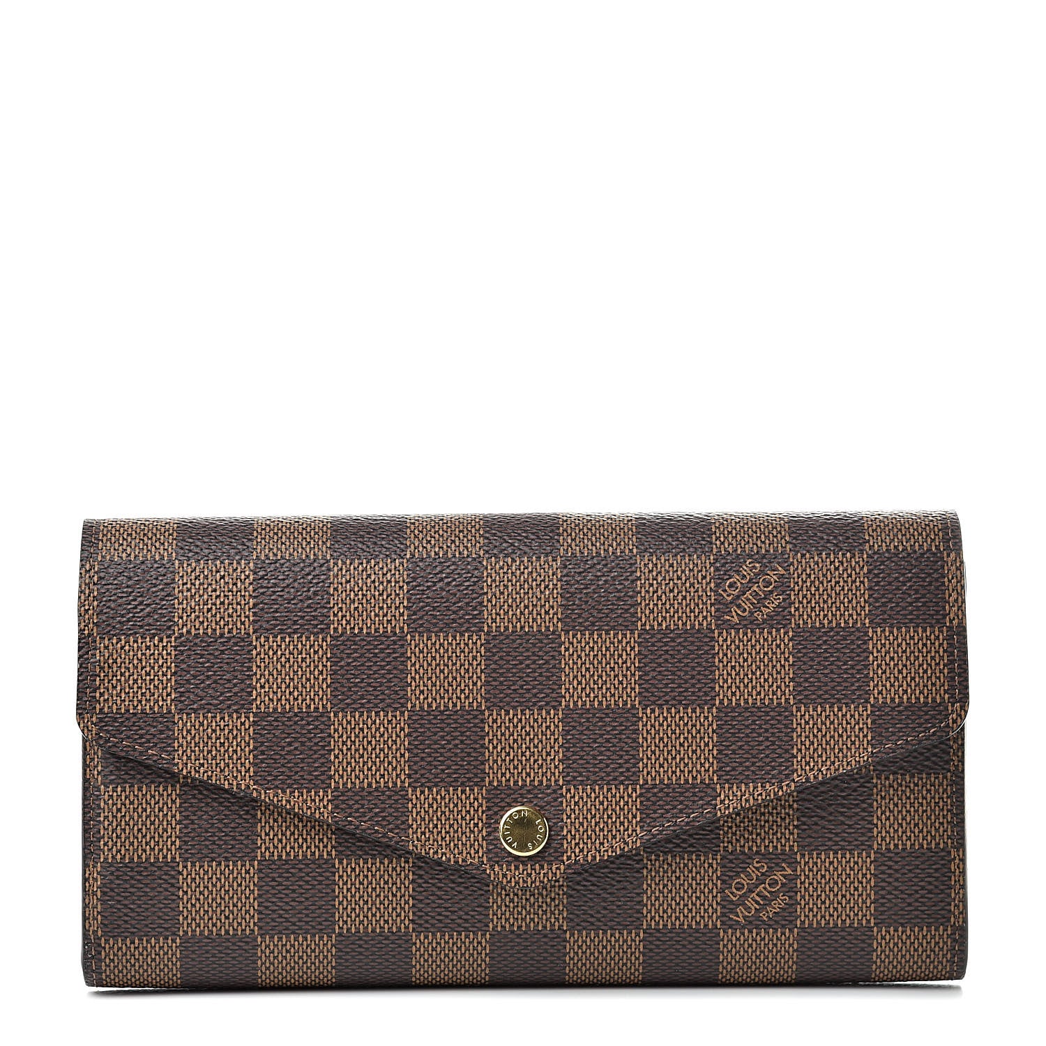 Louis Vuitton Damier Ebene Sarah Wallet NM 1 of 6
