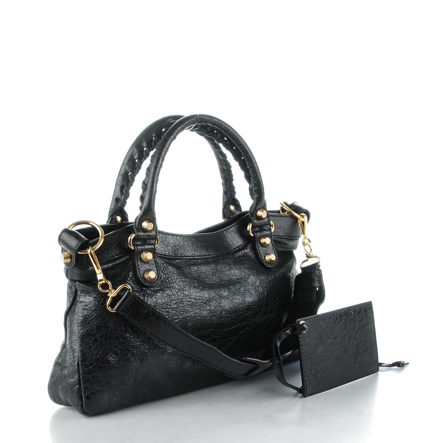 Agneau Giant 12 Gold Hardware First Black