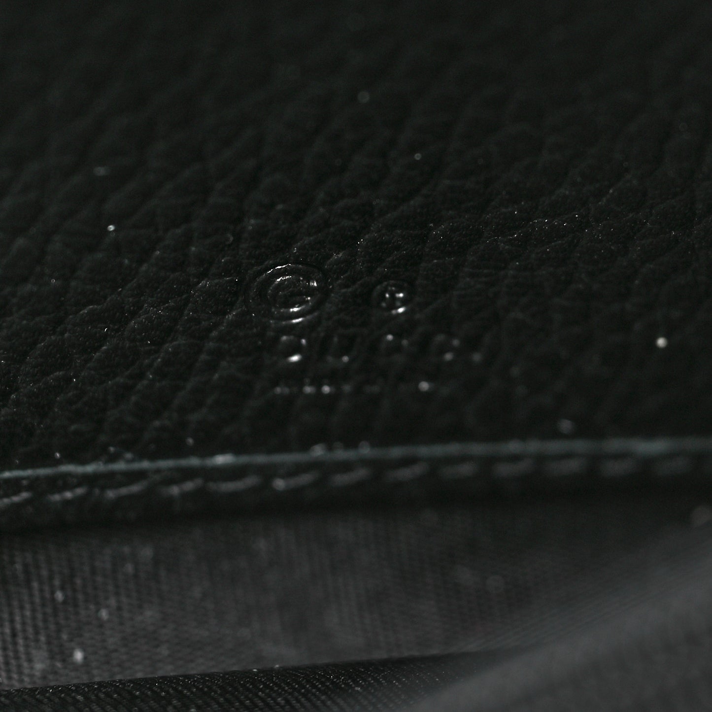 Dollar Calfskin Interlocking G Continental Wallet Black