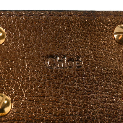 Chloe Metallic Calfskin Small Paddington Satchel Golden Brown 6 of 9