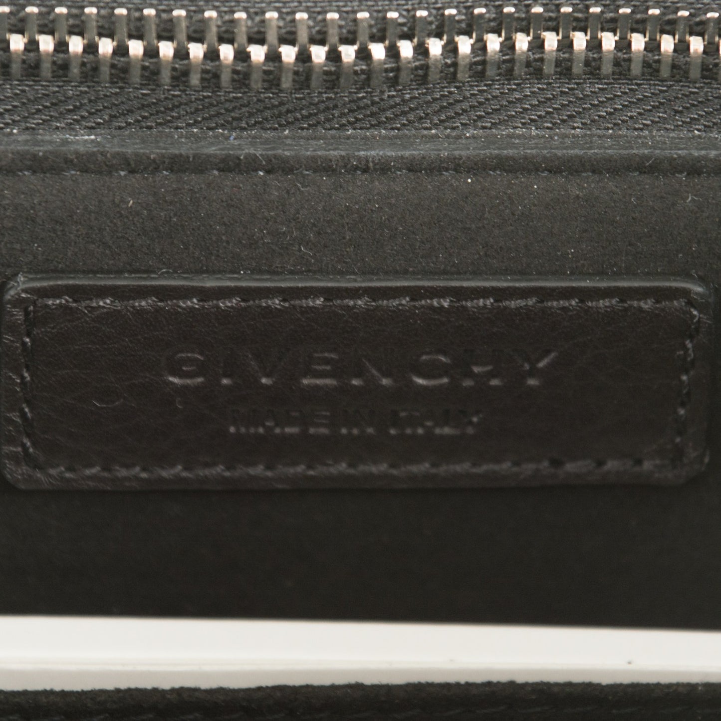 Grained Calfskin Small Shark Lock Satchel Black
