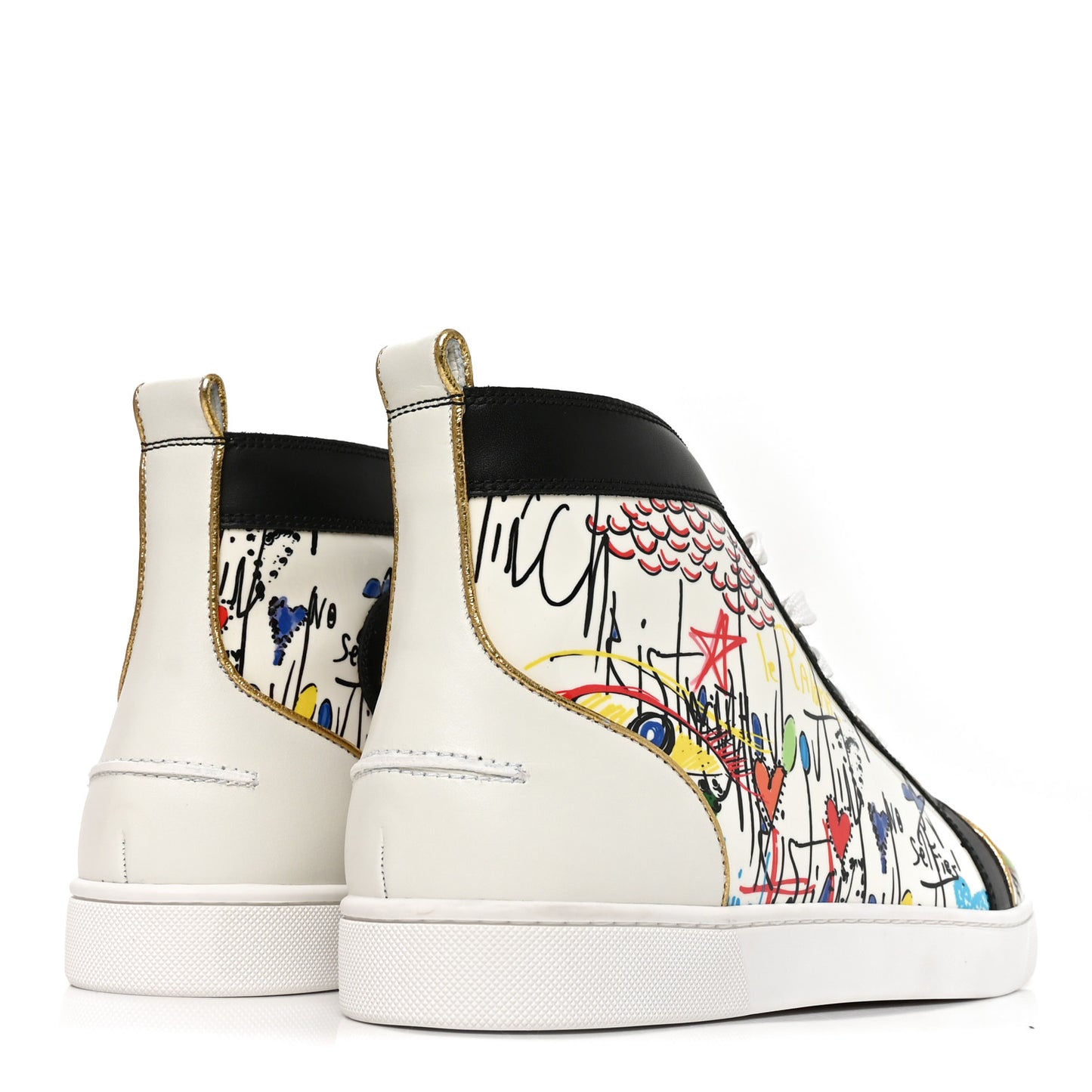 Patent Flash Paillettes Mens Rantus Orlato Sneakers 45.5 Version White