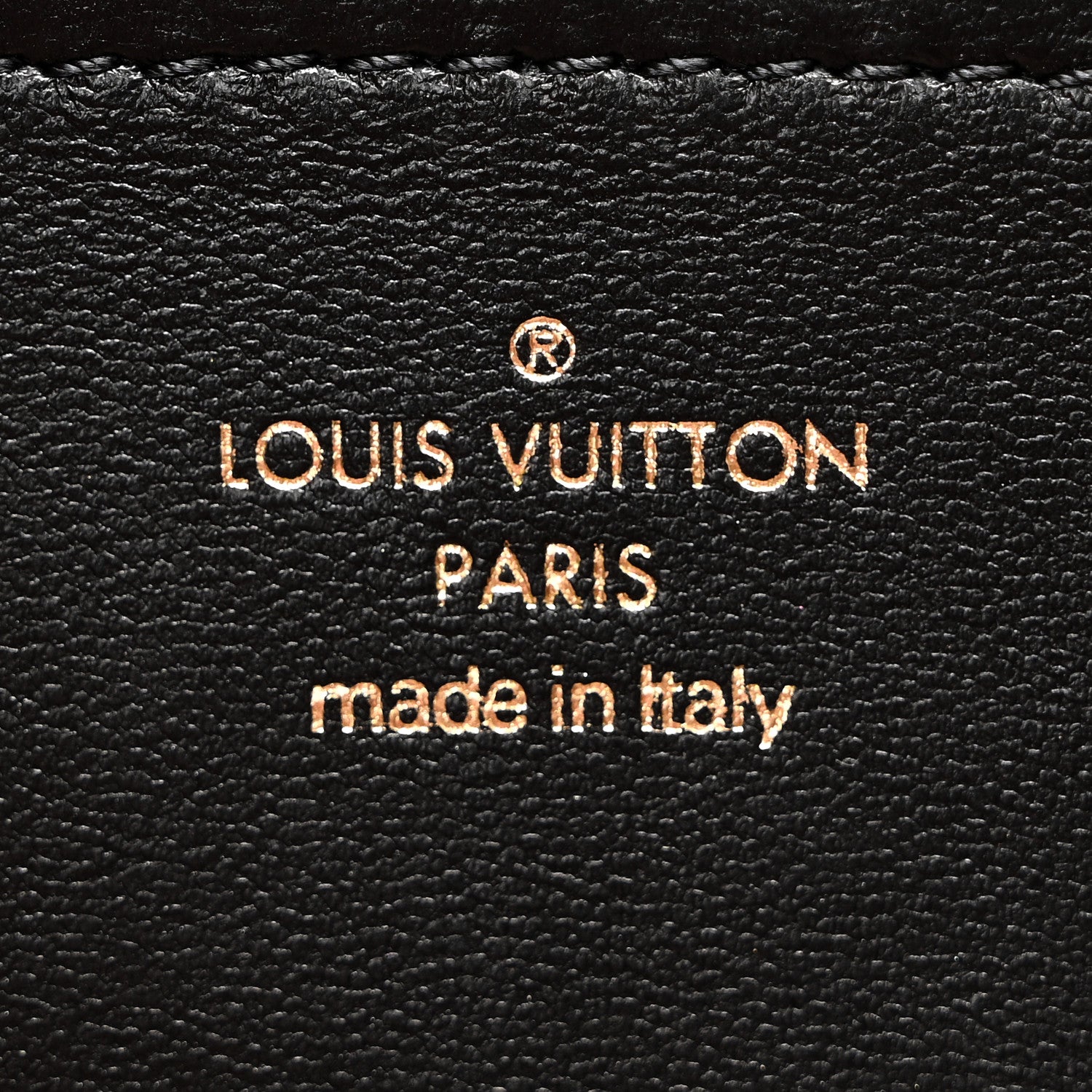 Louis Vuitton Lambskin Embossed Monogram Pochette Coussin Black 6 of 10