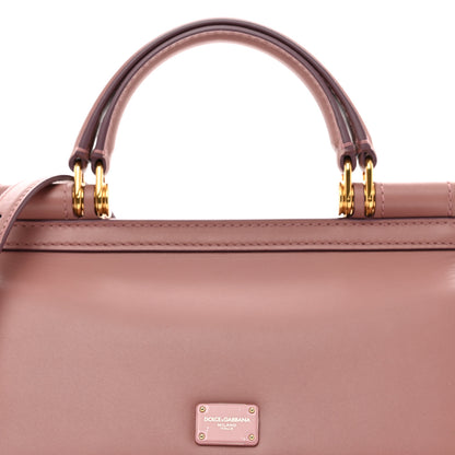 Dolce & Gabbana Vitello Morbido Small Sicily 58 Bag Dusty Pink 5 of 9
