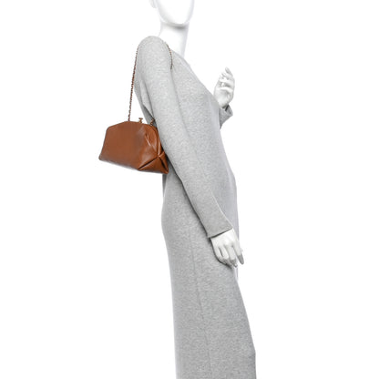 Chanel Lambskin Stitched Clutch With Chain Brown 2 of 10