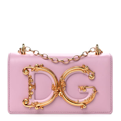 Dolce & Gabbana Nappa DG Girls Shoulder Bag Pink 1 of 4