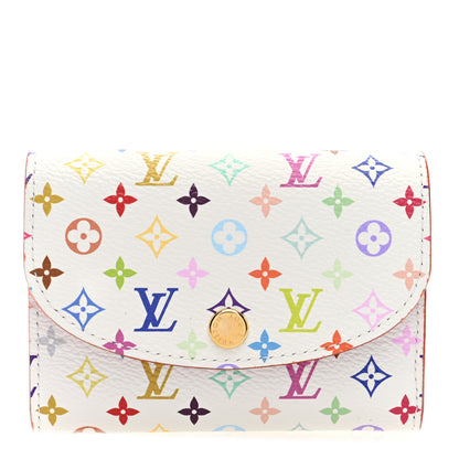 Louis Vuitton LV X TM Monogram Multicolor Rosalie Coin Purse White Kawaii Pink 1 of 7