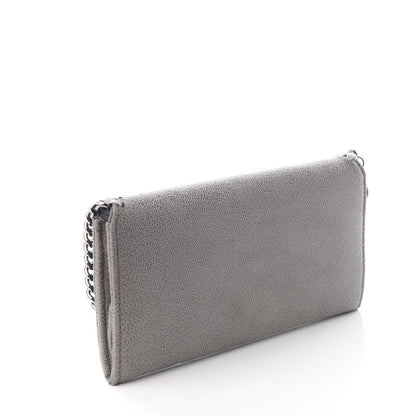 Stella McCartney Shaggy Deer Falabella Flap Wallet Grey 2 of 8