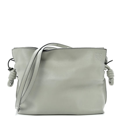 Loewe Calfskin Mini Flamenco Knot Clutch Ash Grey 1 of 9