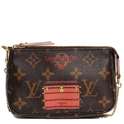 Louis Vuitton Monogram Trunks and Locks Mini Pochette Accessories 1 of 8