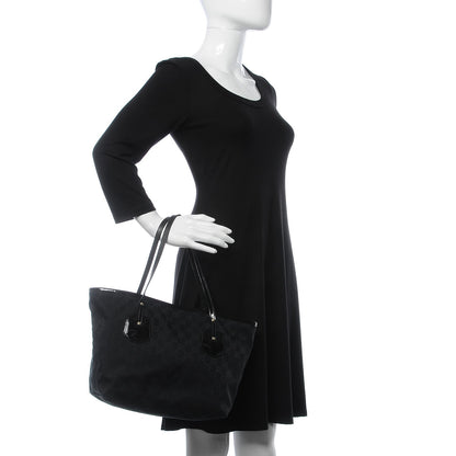 Gucci Patent Monogram Small Jolie Tote Black 2 of 7