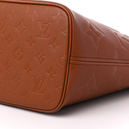 Louis Vuitton Empreinte Monogram Giant Neverfull MM Cognac 8 of 9