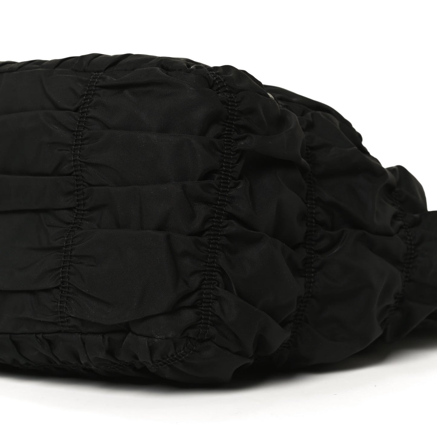 Tessuto Nylon Gaufre Tote Black