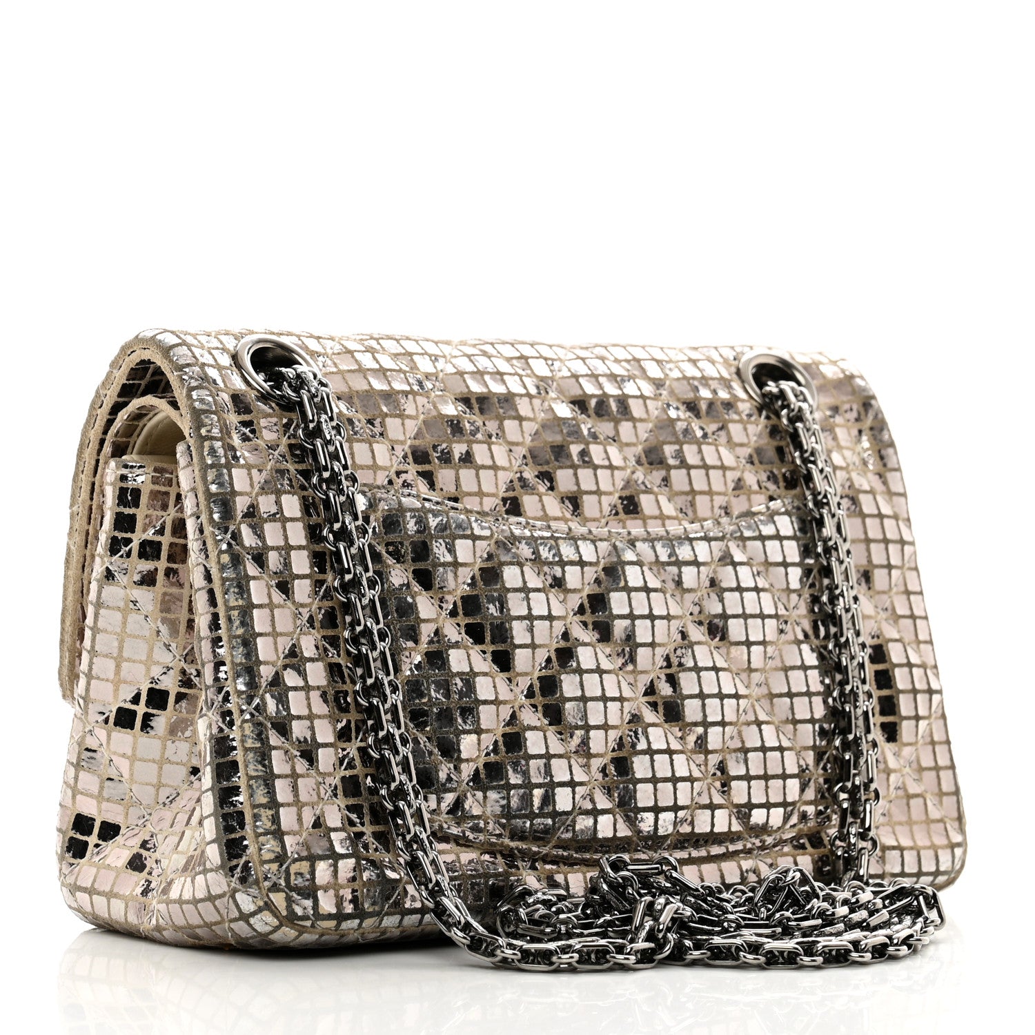 Chanel Mirror 2.55 Reissue 224 Flap Silver 3 of 12