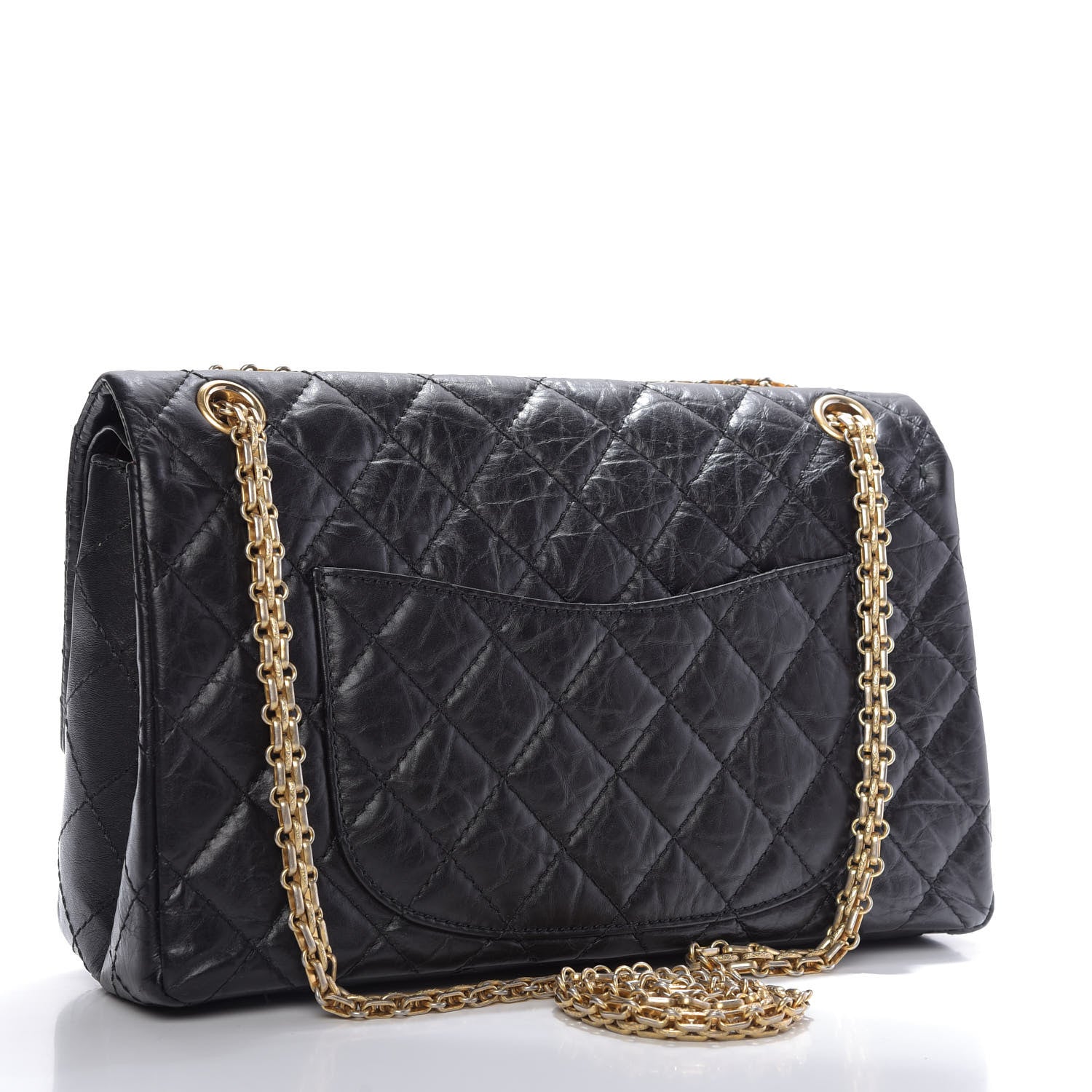 Chanel Aged Calfskin Quilted 2.55 Reissue 226 Flap Black 4 of 10