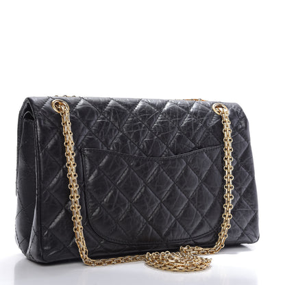 Chanel Aged Calfskin Quilted 2.55 Reissue 226 Flap Black 4 of 10