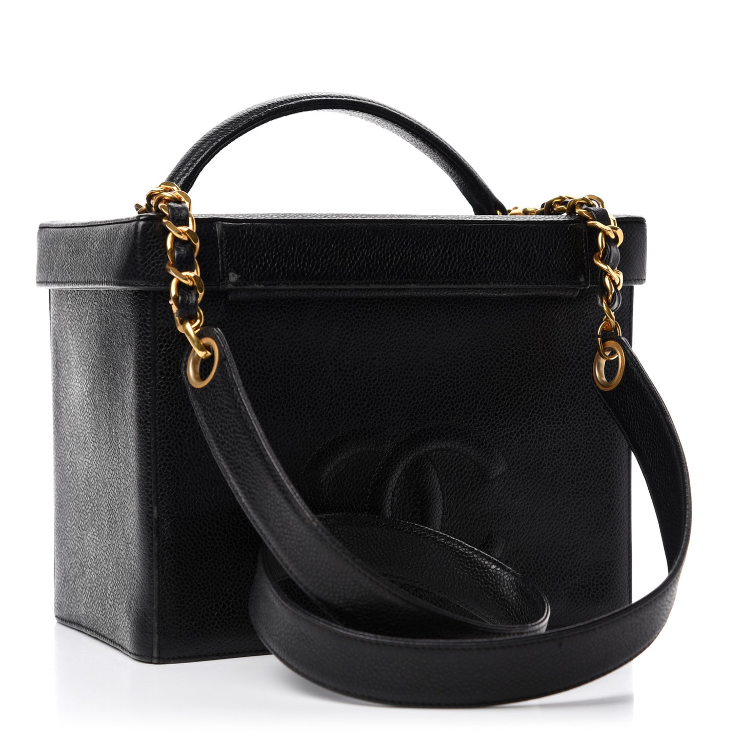 Caviar Vanity Train Case Black