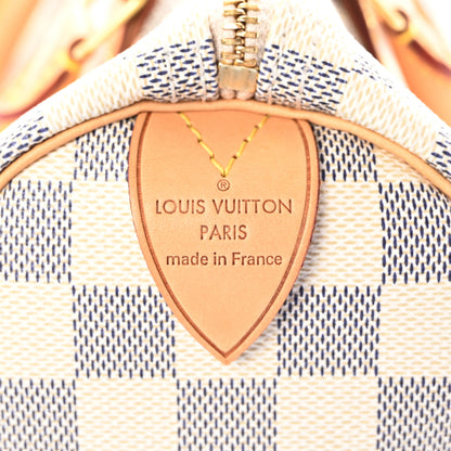 Louis Vuitton Damier Azur Speedy 30 7 of 10