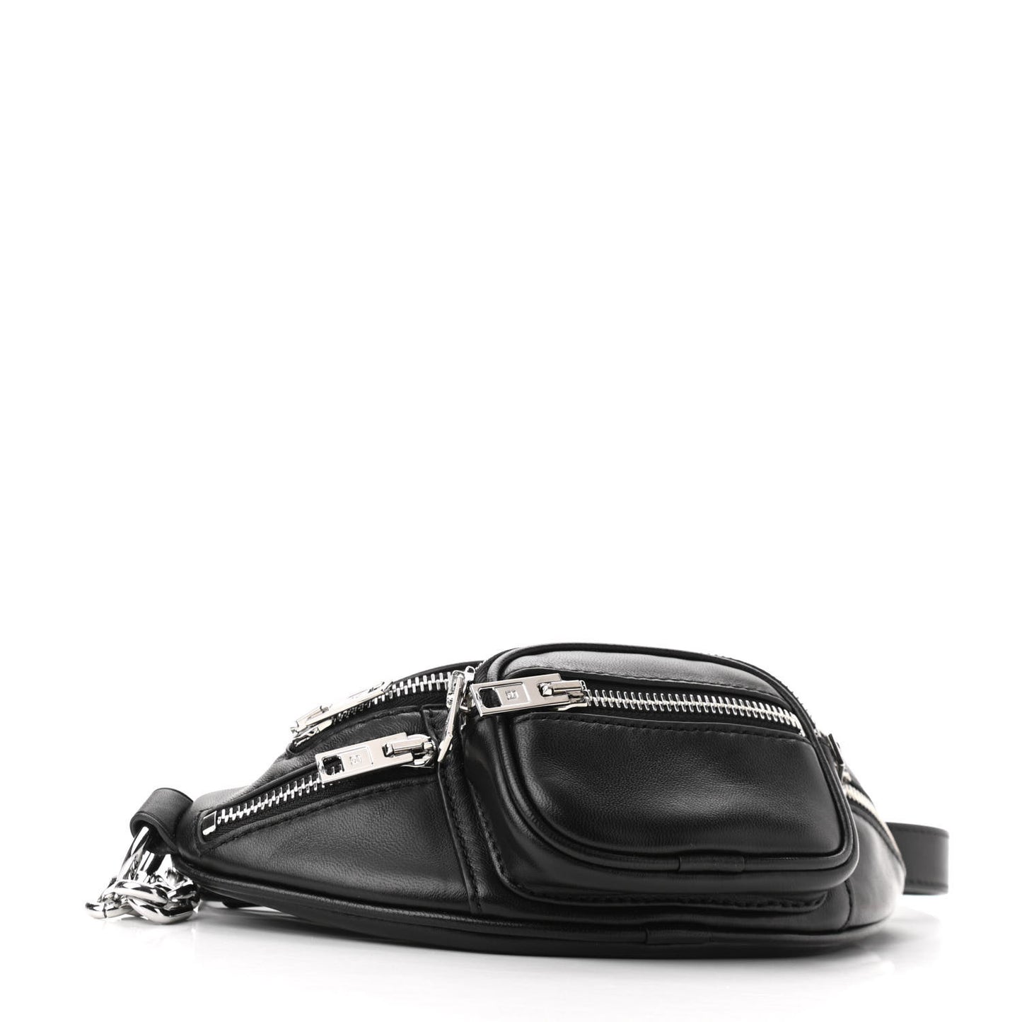 Lambskin Mini Attica Belt Bag Black