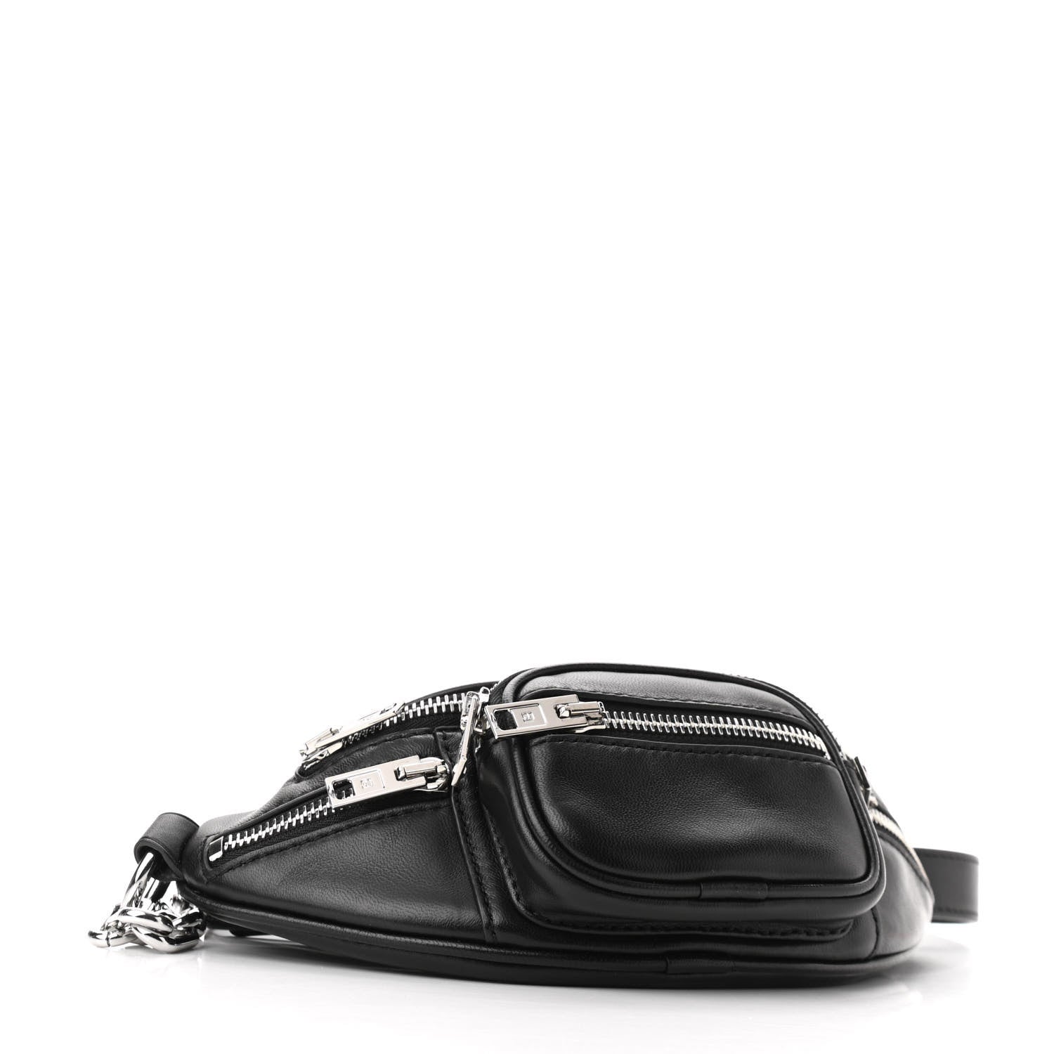 Alexander Wang Lambskin Mini Attica Belt Bag Black 4 of 9