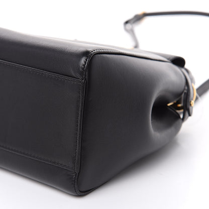 Fendi Nappa Mini Peekaboo Iconic Satchel Black 10 of 11