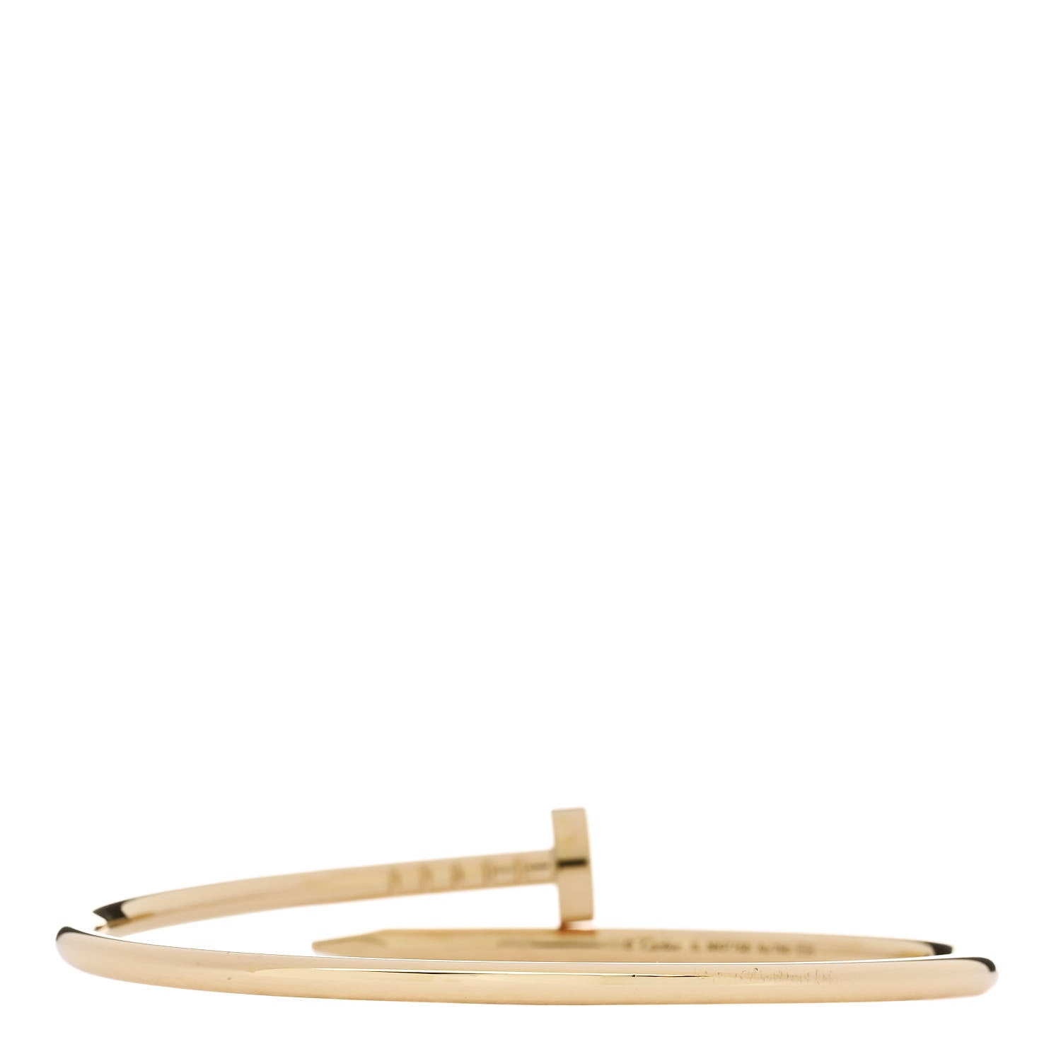 Cartier 18K Yellow Gold Small Juste Un Clou Bracelet 15 2 of 4