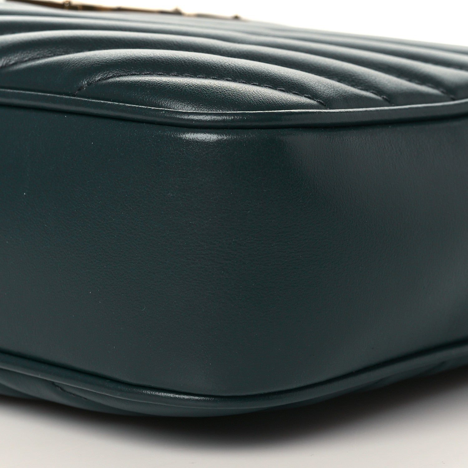 Saint Laurent Calfskin Matelasse Monogram Lou Camera Bag Sea Turquoise 9 of 9