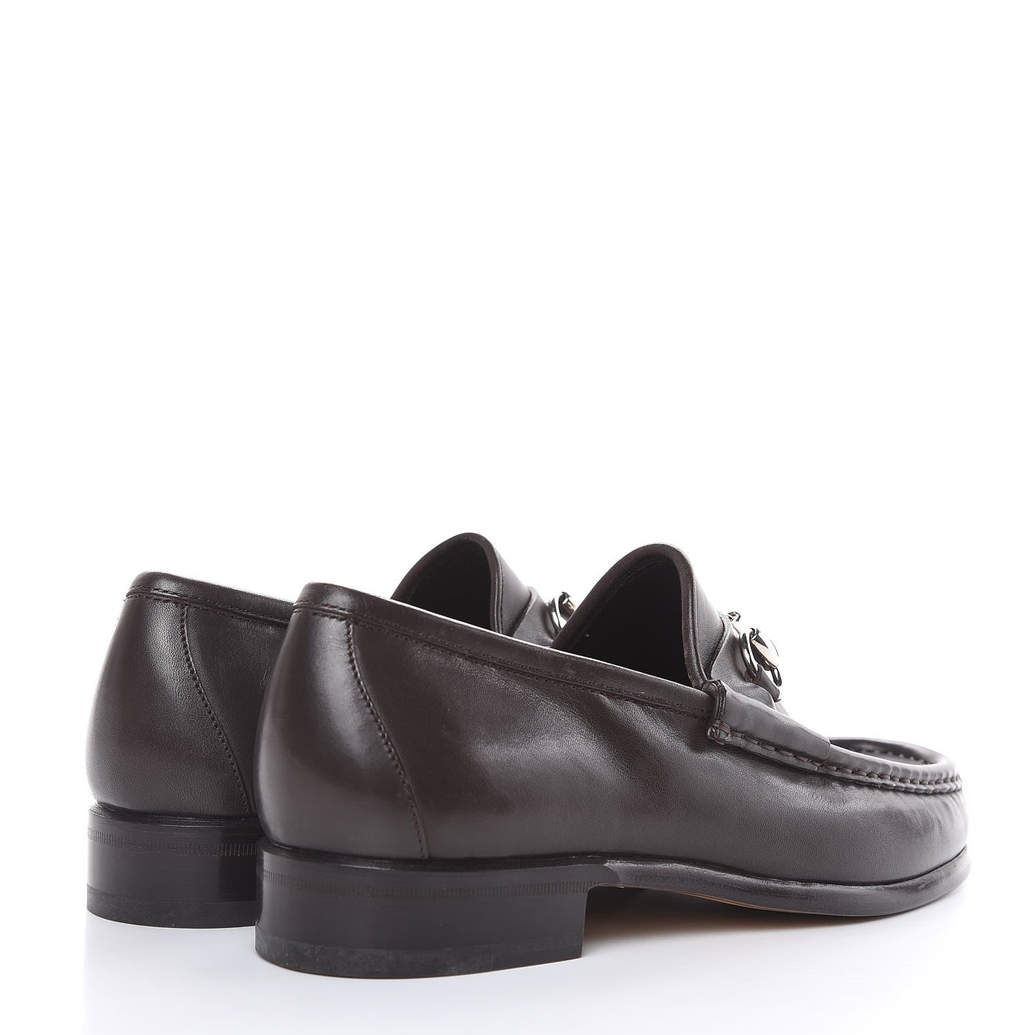 Gucci Calfskin Mens 1953 Horsebit Loafers 6 Marrone 5 of 13