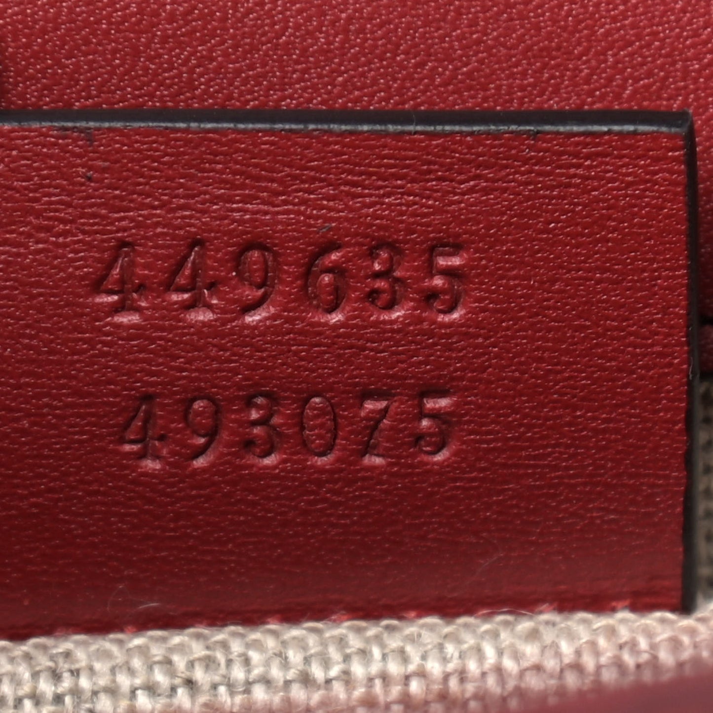 Microguccissima Medium Emily Chain Shoulder Bag Red