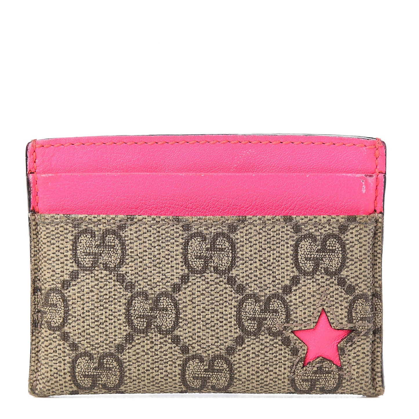 GG Supreme Stars Card Holder Pink