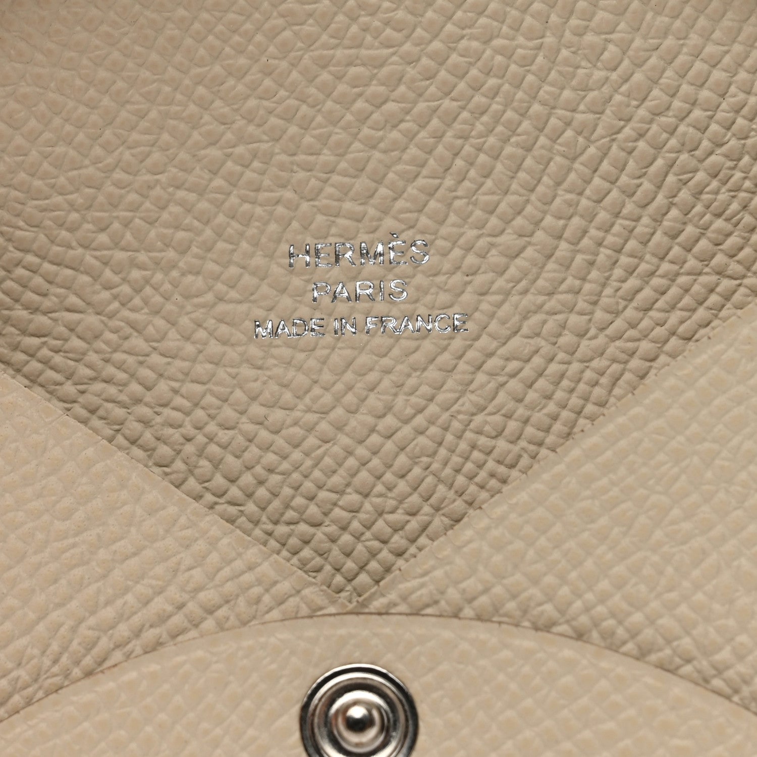 Hermes Epsom Calvi Card Case Craie 6 of 7