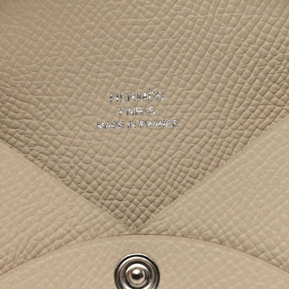 Hermes Epsom Calvi Card Case Craie 6 of 7