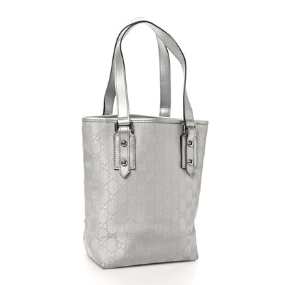 Gucci Monogram Tote Bag Silver 2 of 9