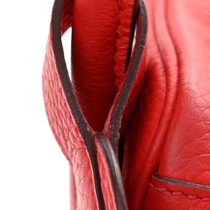 Hermes Taurillon Clemence Lindy 34 Rouge Tomate 12 of 13