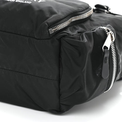 Burberry Nylon Logo Print Medium Rucksack Backpack Black 9 of 11