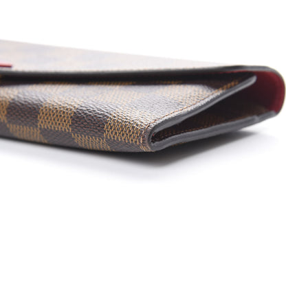 Louis Vuitton Damier Ebene Josephine Wallet Red 8 of 10