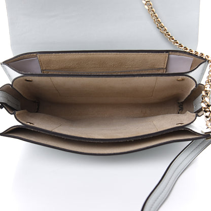 Chloe Suede Calfskin Small Faye Shoulder Bag Washed Blue 5 of 10