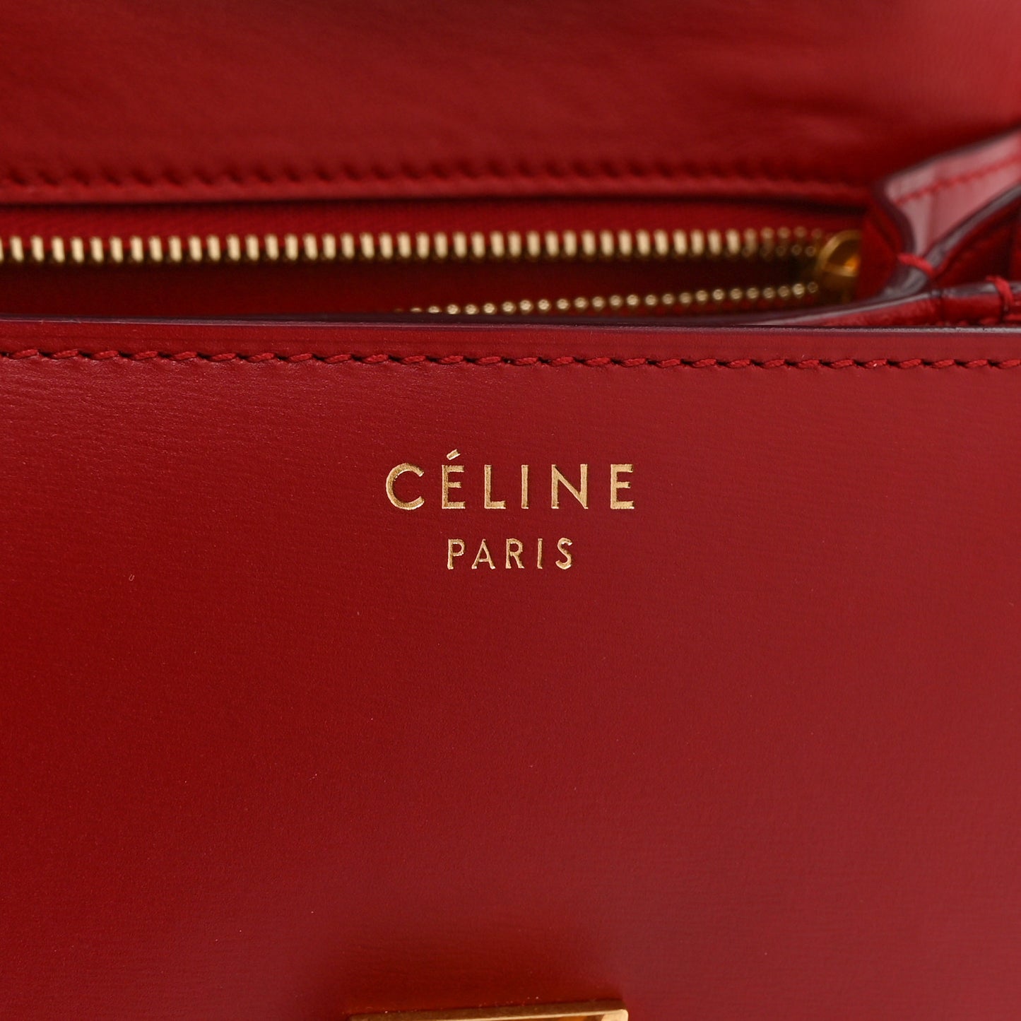 Smooth Calfskin Small Classic Box Flap Bag Red