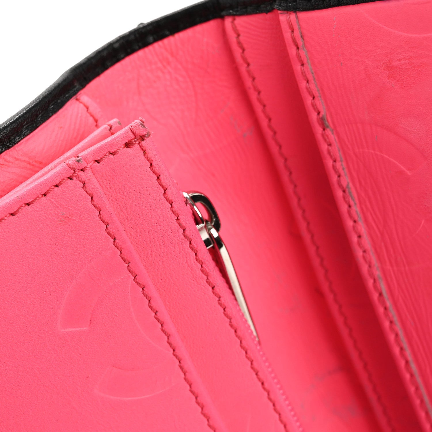 Chanel Calfskin Quilted Cambon Yen Wallet Black 13 of 19