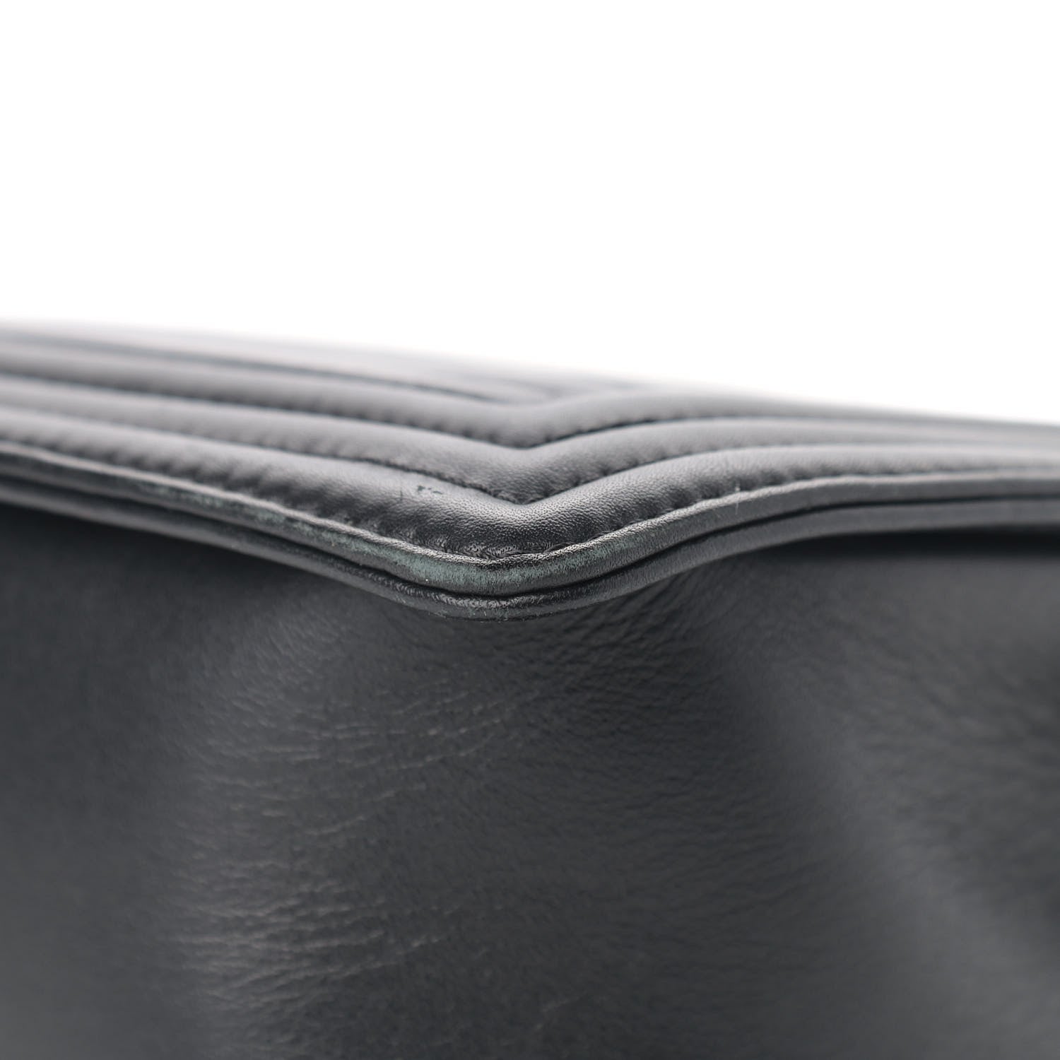 Chanel Calfskin Horizontal Quilted New Medium Boy Flap Black 11 of 15