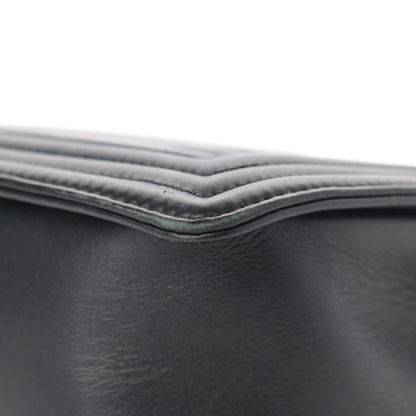 Chanel Calfskin Horizontal Quilted New Medium Boy Flap Black 11 of 15