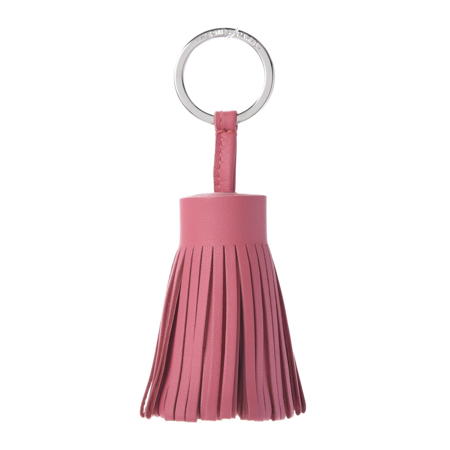 Lambskin Carmen Tassel Key Holder Rose Azalee