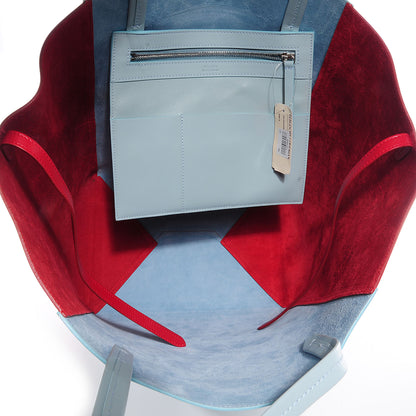 Celine Calfskin Large Phantom Luggage Bi-Cabas Glacier Red 5 of 8