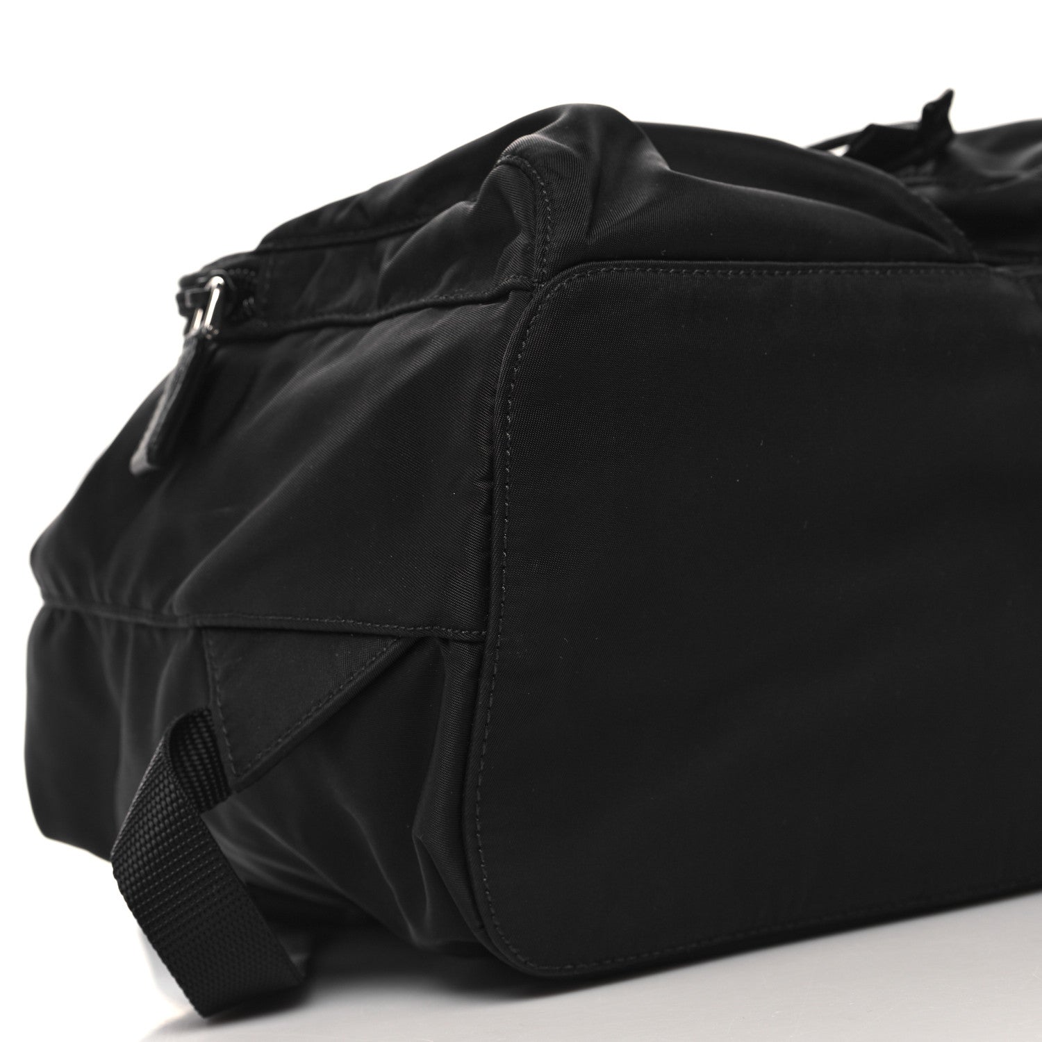 Prada Tessuto Nylon Saffiano Vela Backpack Black 8 of 9