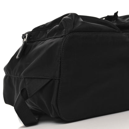Prada Tessuto Nylon Saffiano Vela Backpack Black 8 of 9