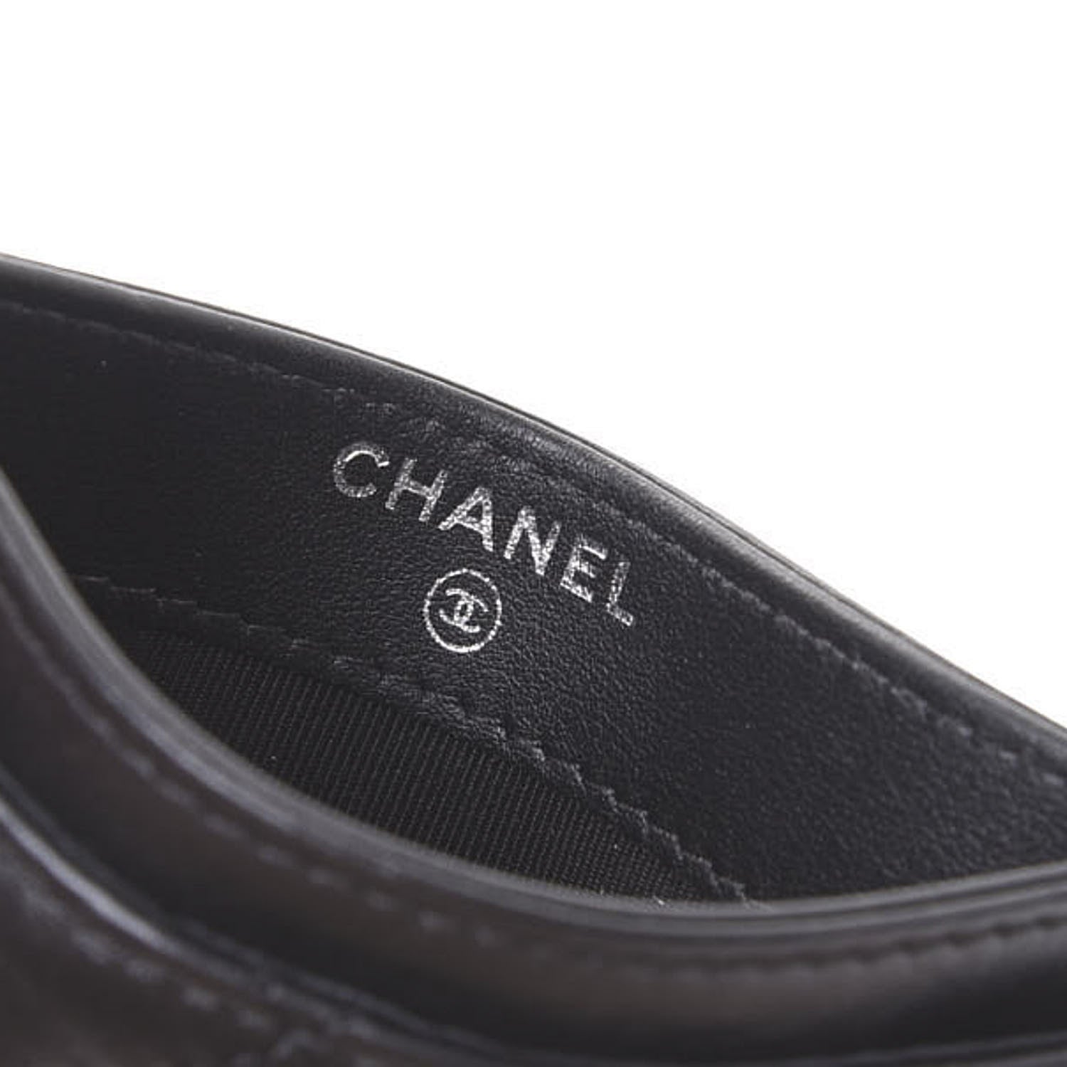 Chanel Aged Calfskin Quilted Reissue Card Holder So Black 5 of 11