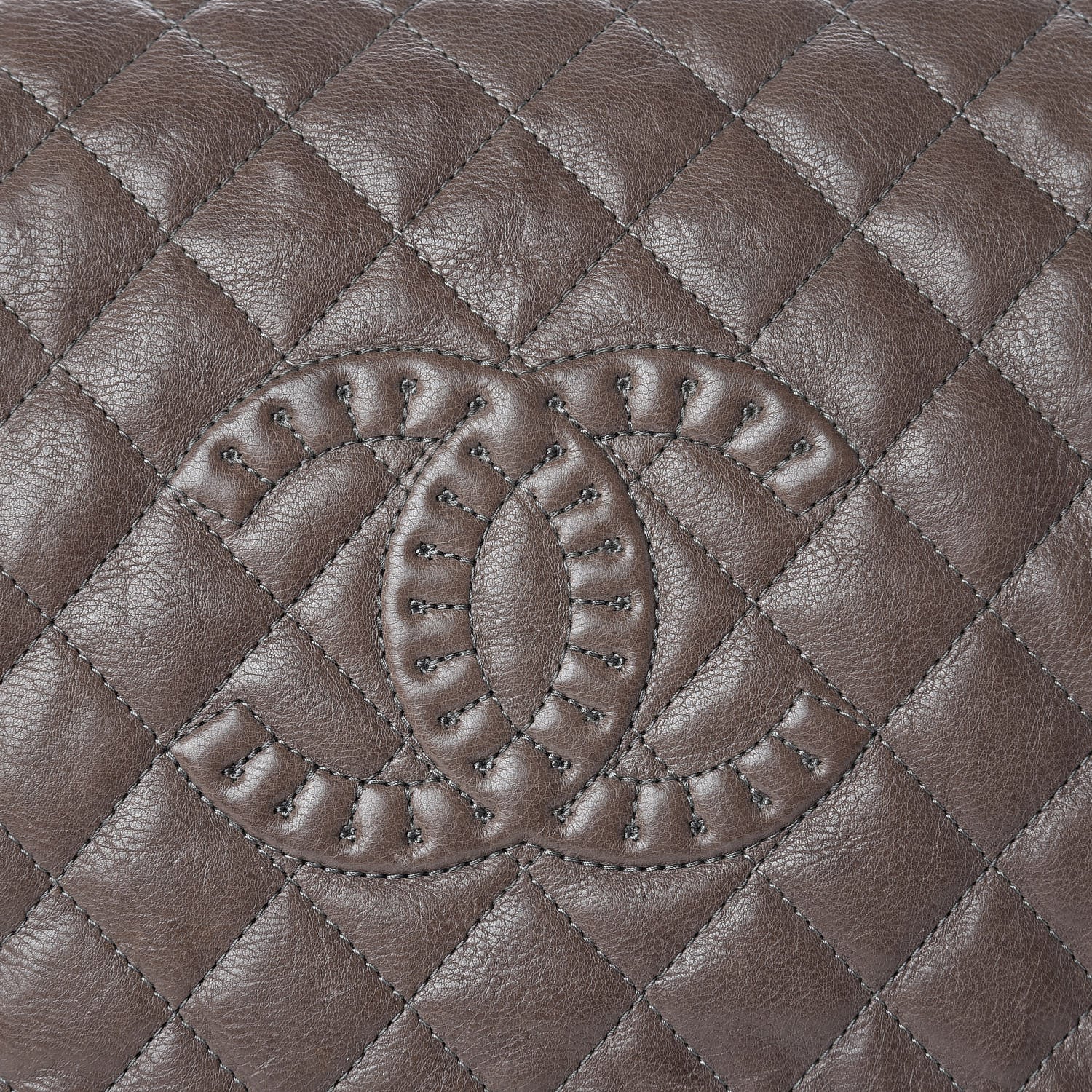 Chanel Calfskin Quilted Istanbul Accordion Flap Brown 8 of 11